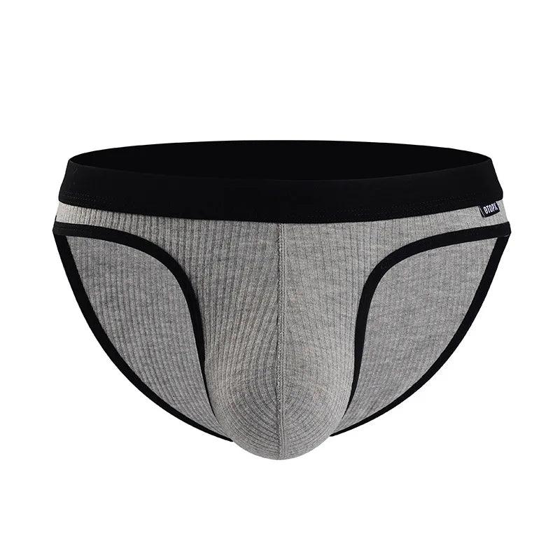 Men's Breathable Mid-Waist Briefs