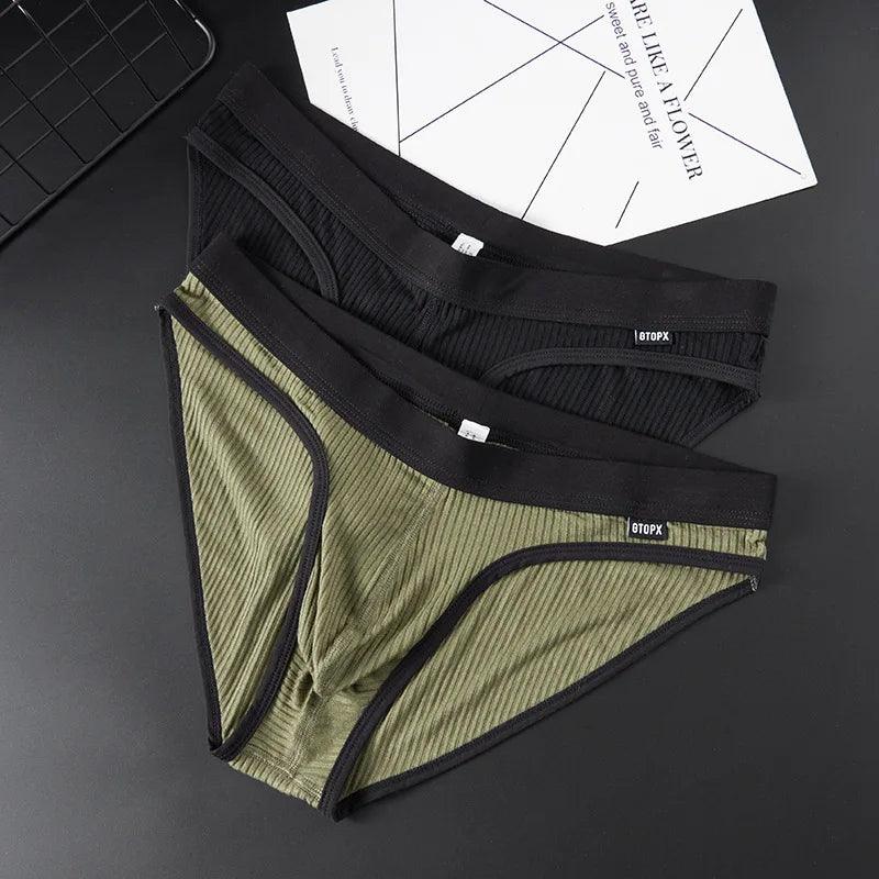 Men's Breathable Mid-Waist Briefs