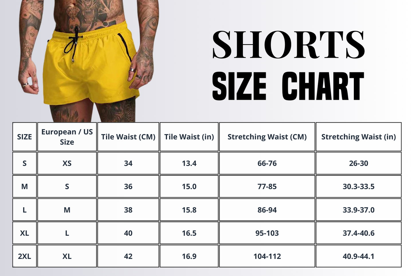 Men's Casual Gym & Beach Shorts