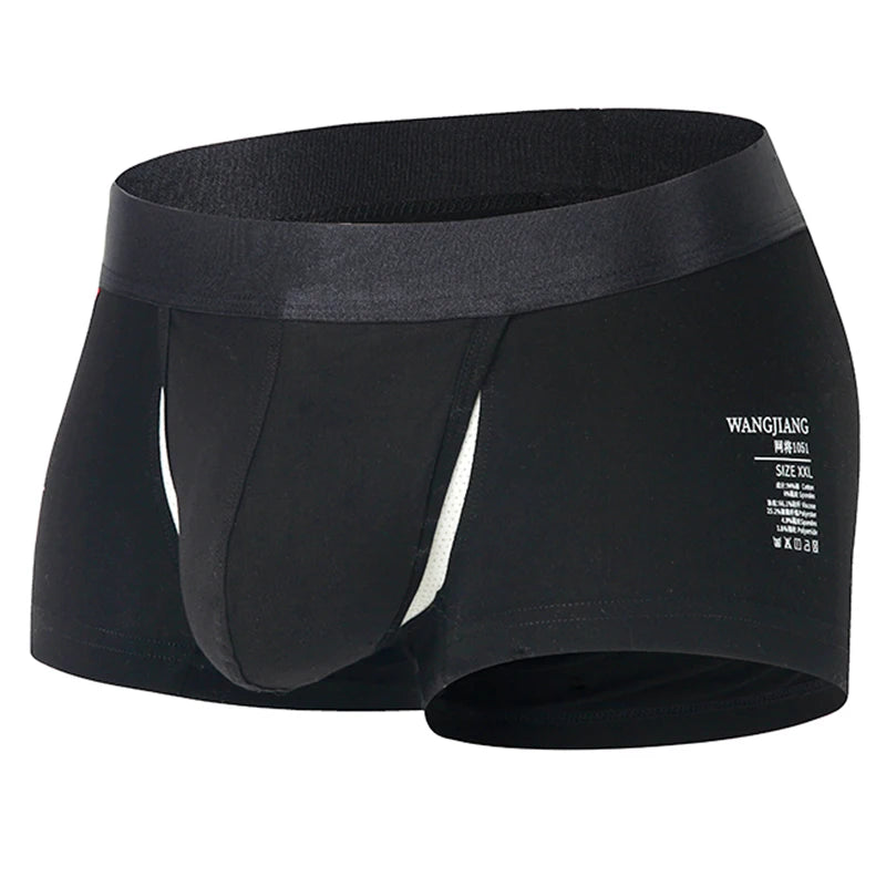 Men's Cotton Boxer Shorts with Pouch