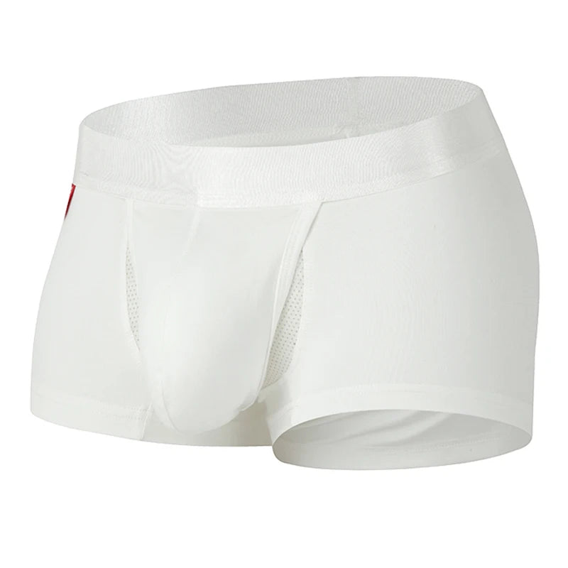 Men's Cotton Boxer Shorts with Pouch