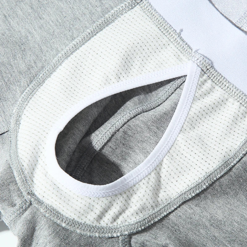 Men's Cotton Boxer Shorts with Pouch