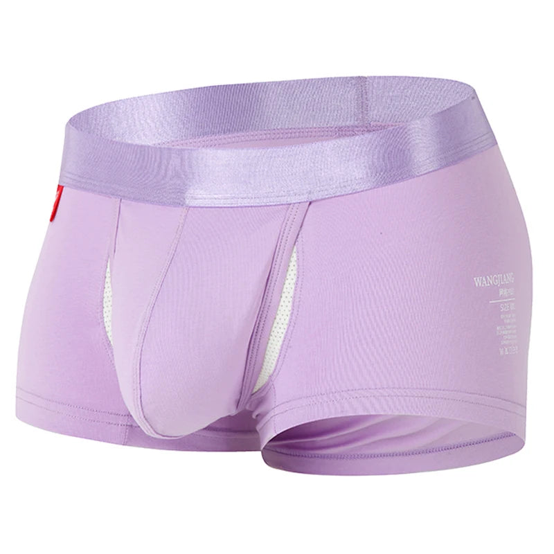 Men's Cotton Boxer Shorts with Pouch