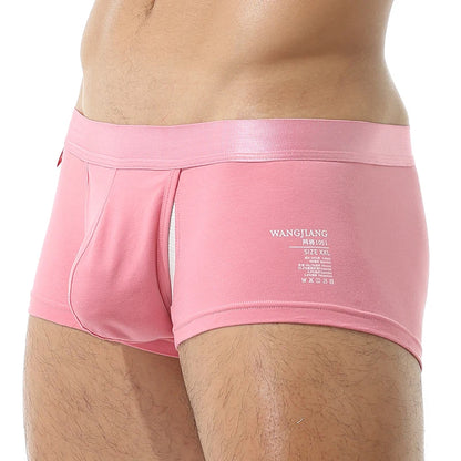 Men's Cotton Boxer Shorts with Pouch