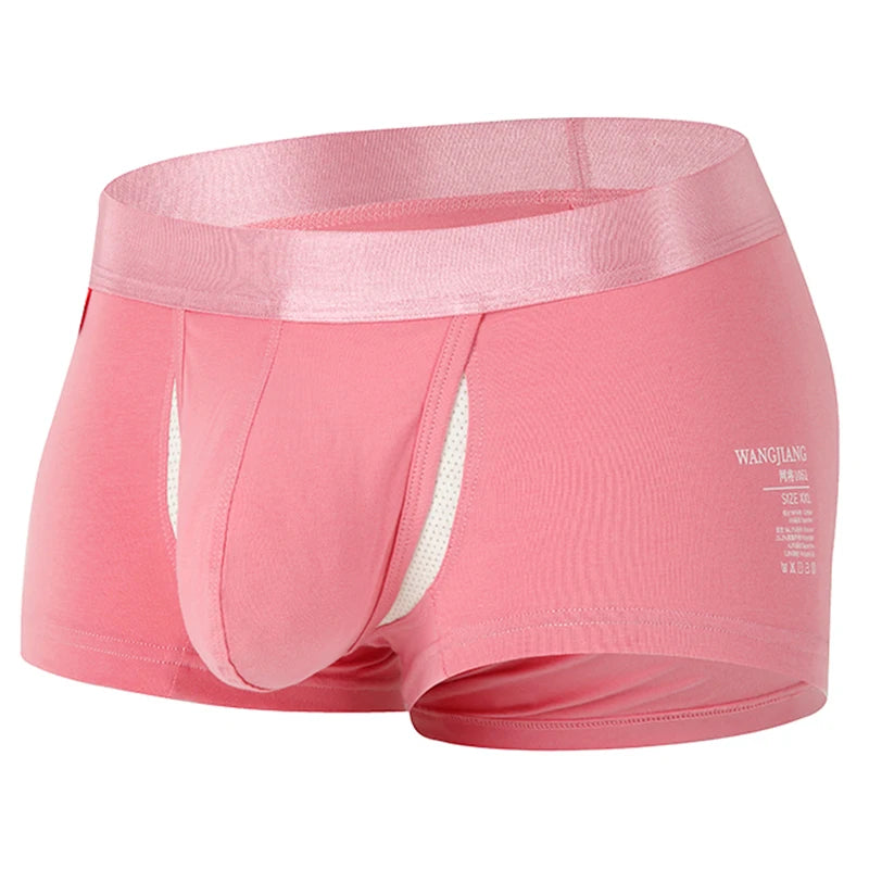 Men's Cotton Boxer Shorts with Pouch