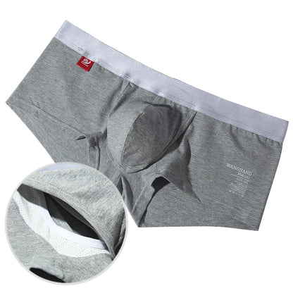 Men's Cotton Boxer Shorts with Pouch