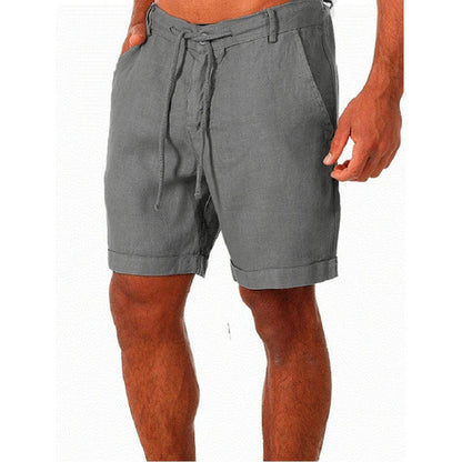 Men's Cotton Linen Summer Shorts