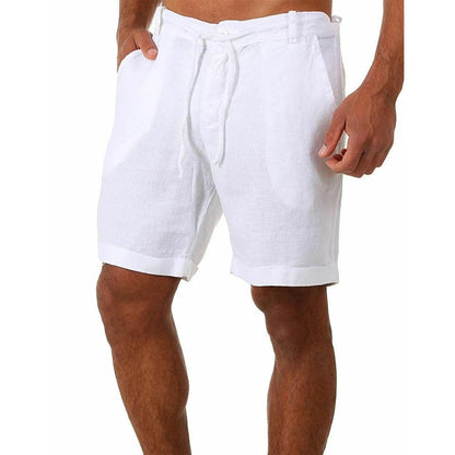 Men's Cotton Linen Summer Shorts