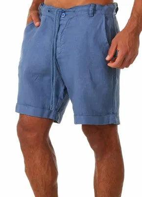 Men's Cotton Linen Summer Shorts