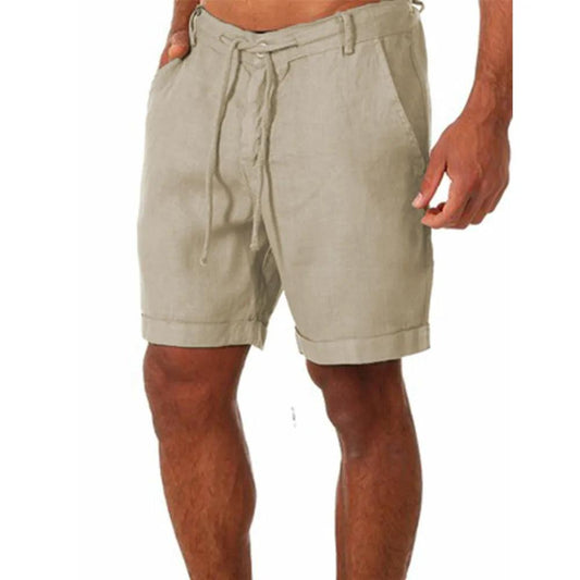 Men's Cotton Linen Summer Shorts