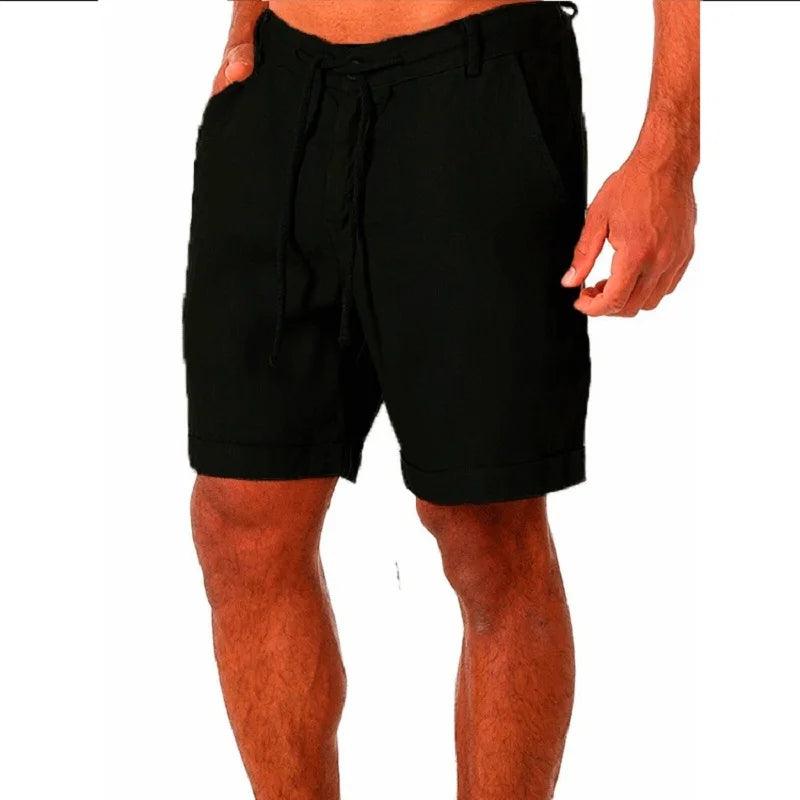 Men's Cotton Linen Summer Shorts