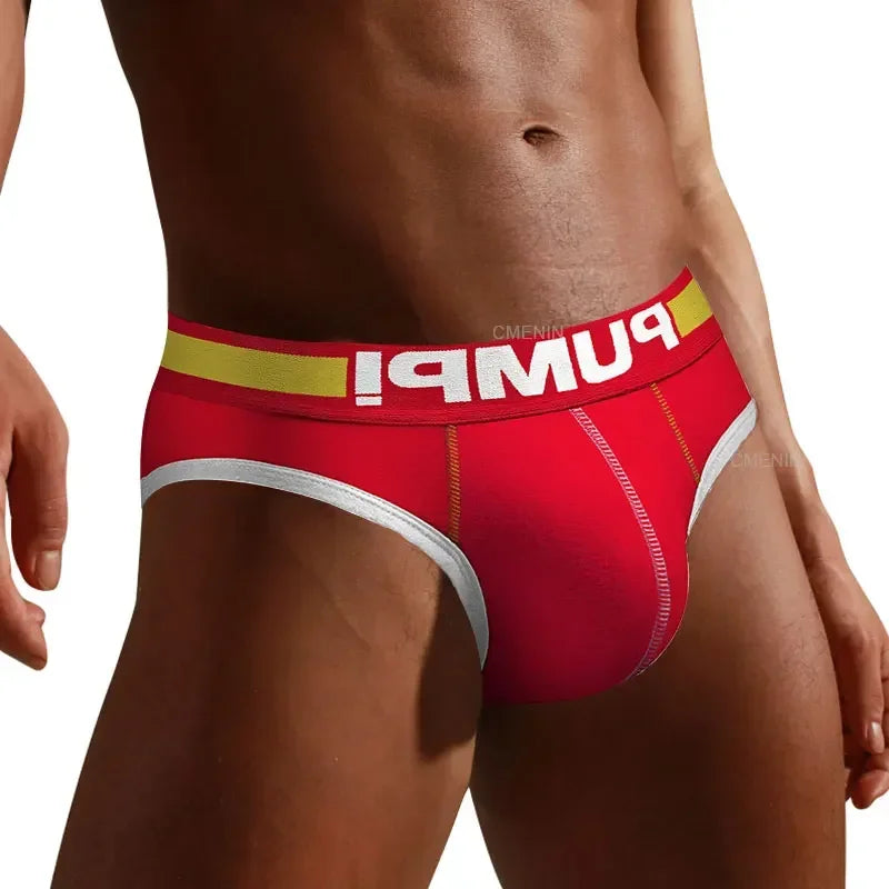 Men's Cotton Spandex Briefs Underwear