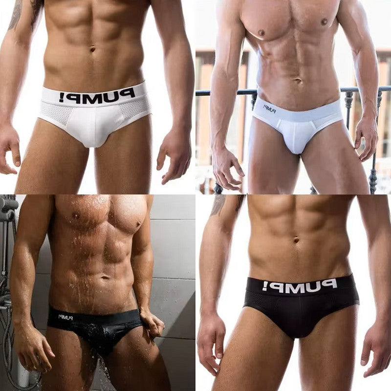 Men's Cotton Spandex Briefs Underwear