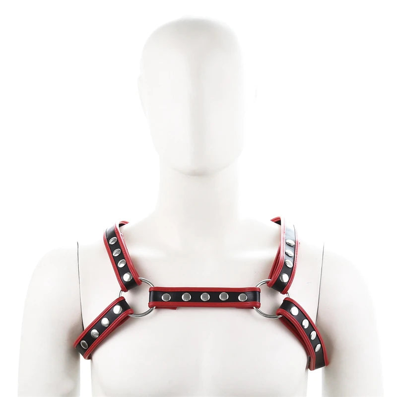 Men's Leather Chest Harness