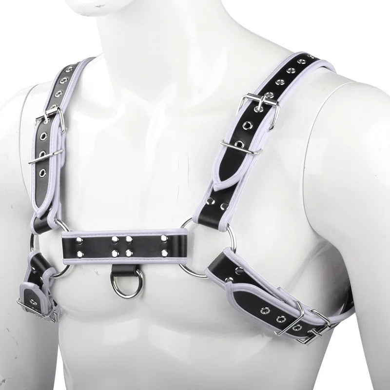 Men's Leather Chest Harness