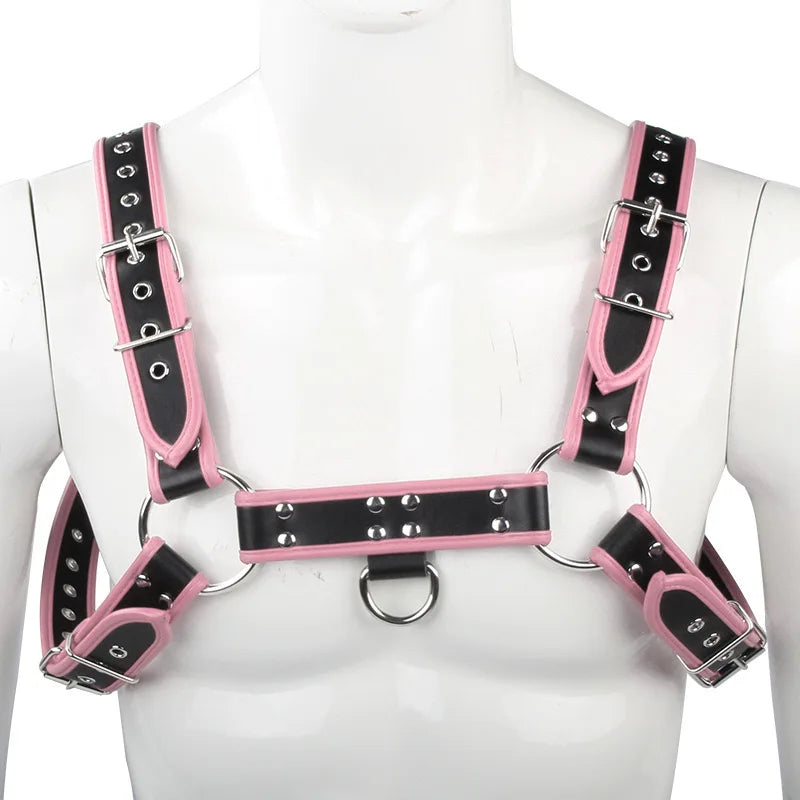 Men's Leather Chest Harness