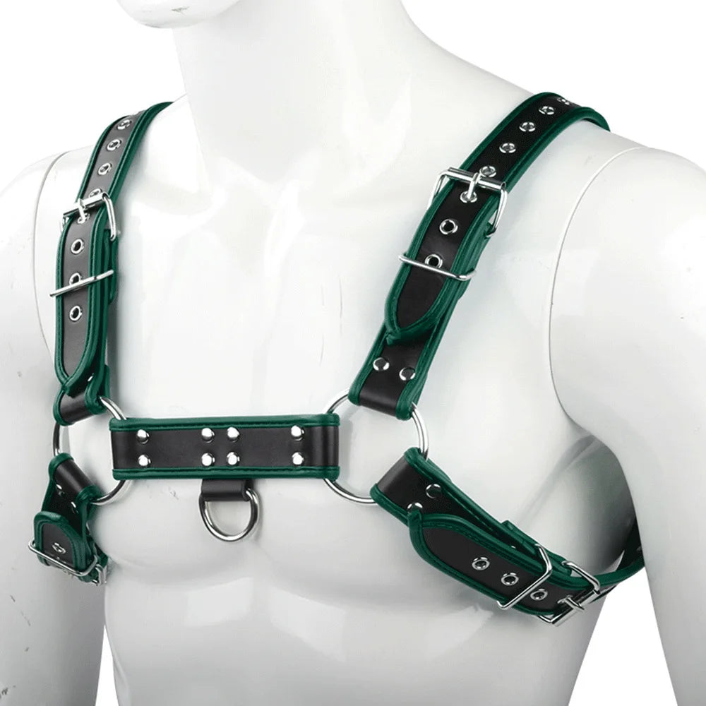 Men's Leather Chest Harness