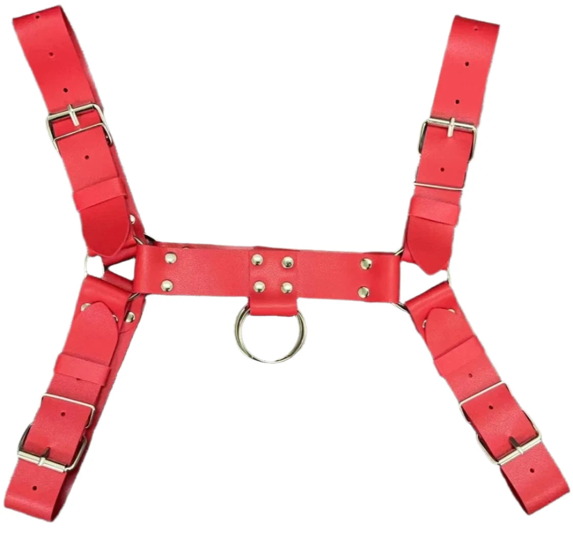 Men's Leather Chest Harness