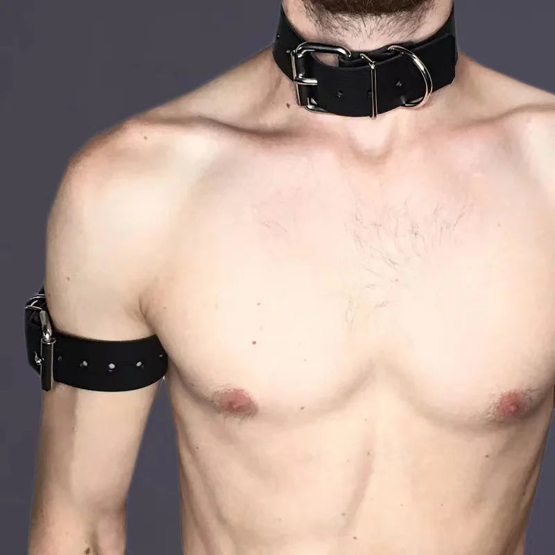 Men's Leather Chest Harness