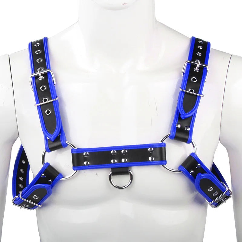 Men's Leather Chest Harness