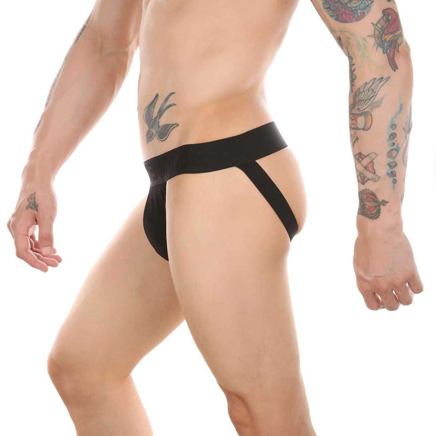 Men's Sexy Jockstrap Thongs: Breathable Mesh Lingerie