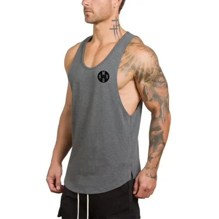 Men's Sleeveless Vest Tank-Top for Fitness