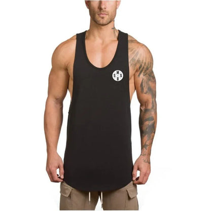 Men's Sleeveless Vest Tank-Top for Fitness