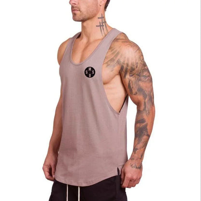 Men's Sleeveless Vest Tank-Top for Fitness