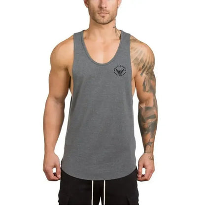 Men's Sleeveless Vest Tank-Top for Fitness