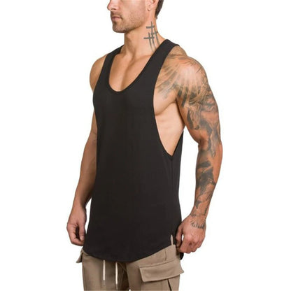 Men's Sleeveless Vest Tank-Top for Fitness