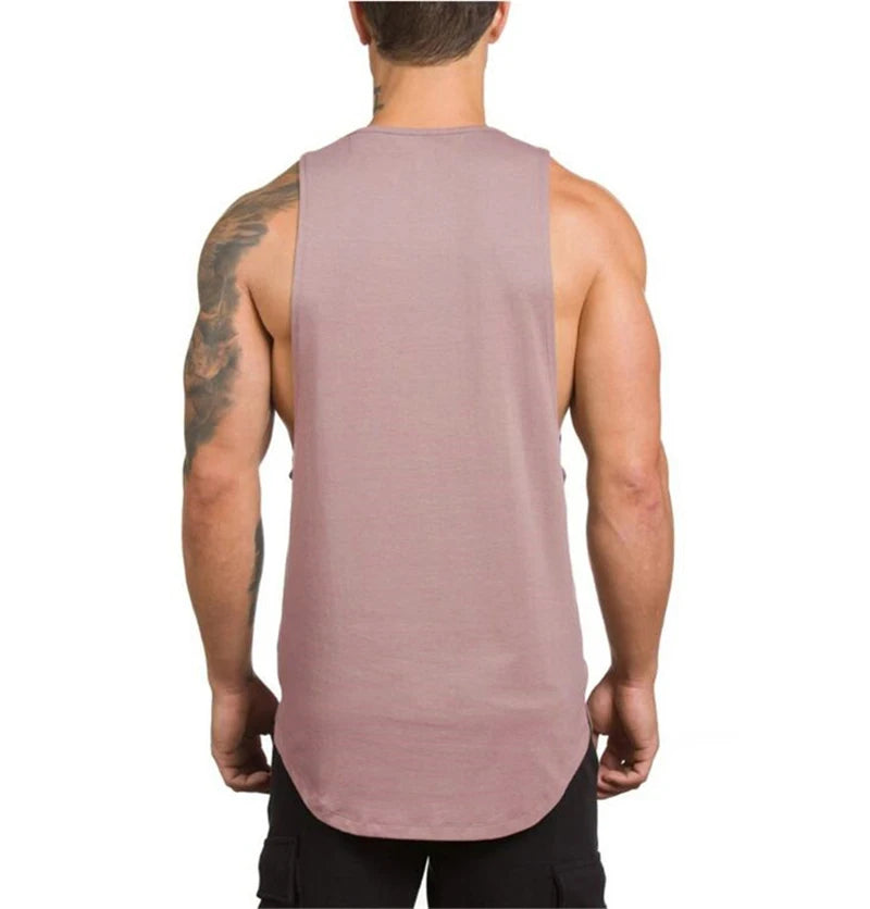 Men's Sleeveless Vest Tank-Top for Fitness