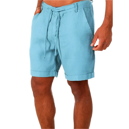 Men's Summer Cotton Linen Shorts