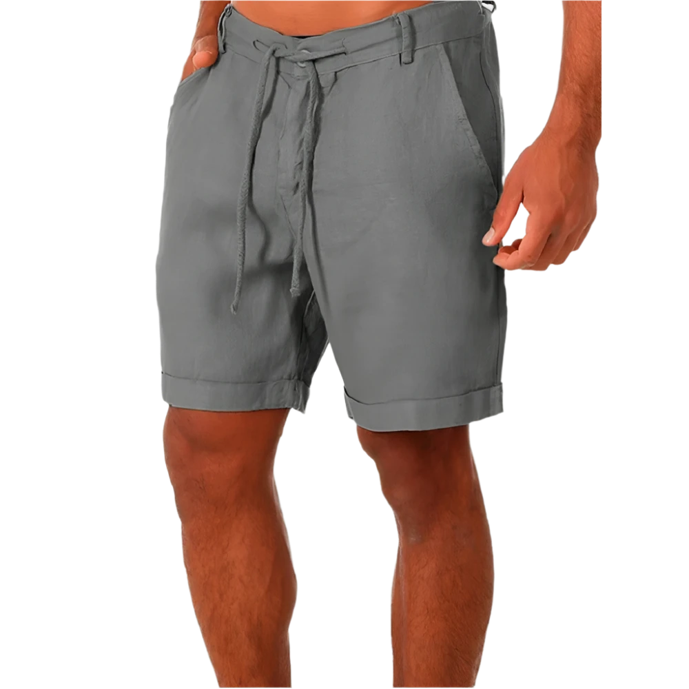 Men's Summer Cotton Linen Shorts