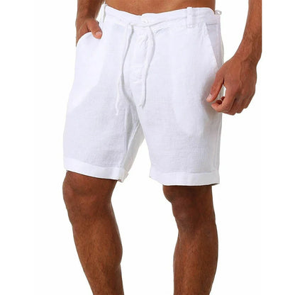 Men's Summer Cotton Linen Shorts