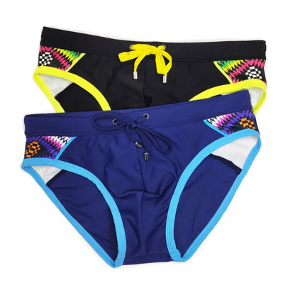 Men's Swim Briefs Push-up Swimming Trunks