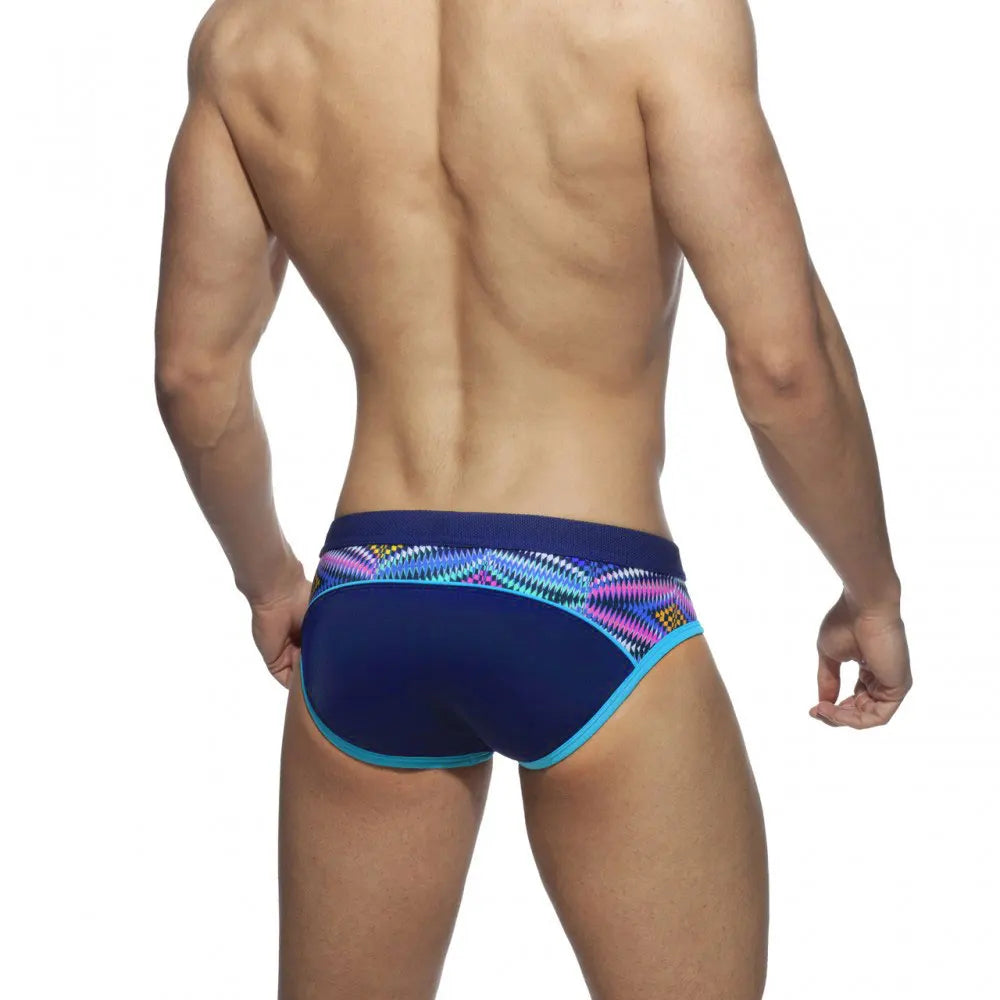 Men's Swim Briefs Push-up Swimming Trunks