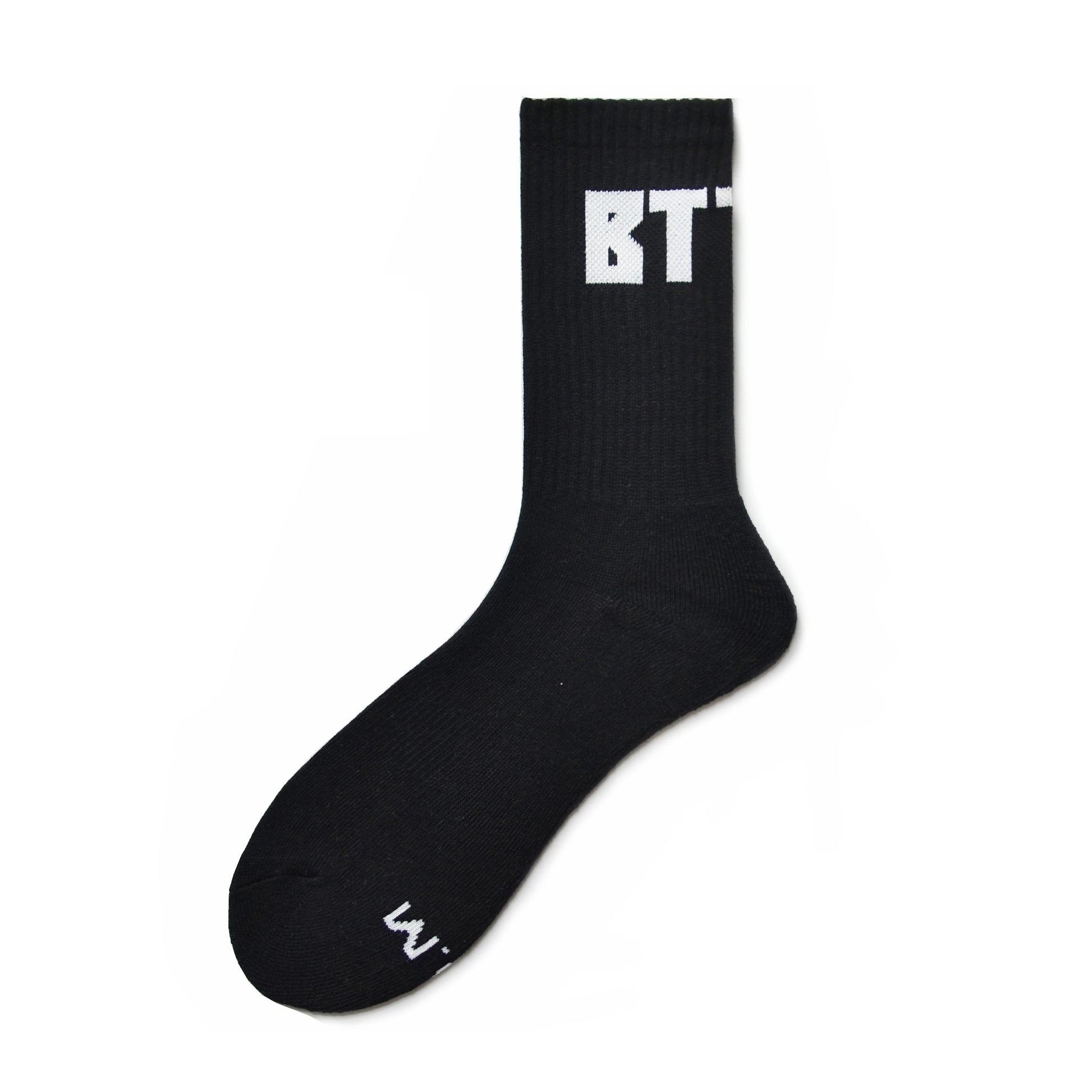 Men's White Letter Socks