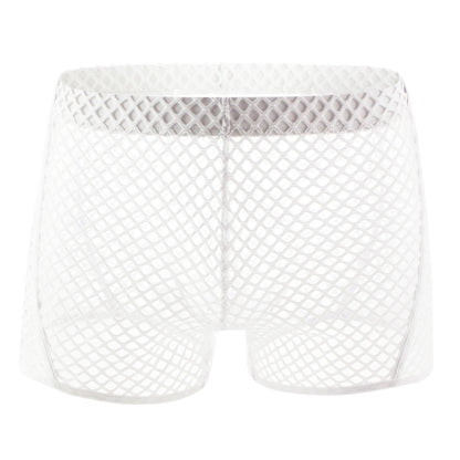 Mens Transparent Fishnet Set