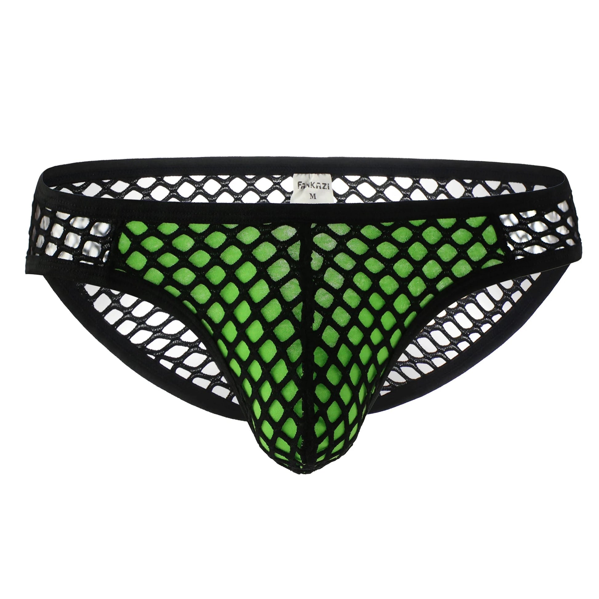 Mens Transparent Fishnet Set