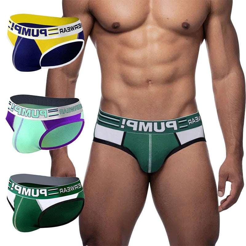 Men's Cotton and Nylon Briefs - Ultimate Comfort and Style