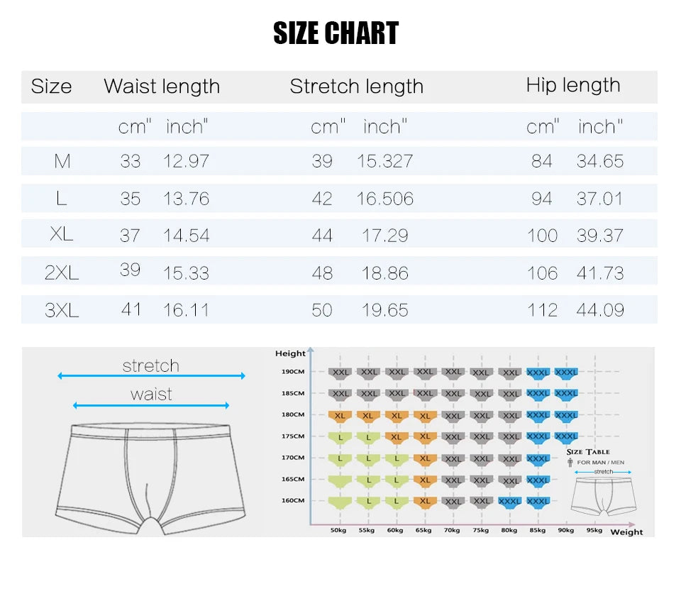 ORLVS Brand Men's Underwear - Stylish Boxer Shorts and Briefs