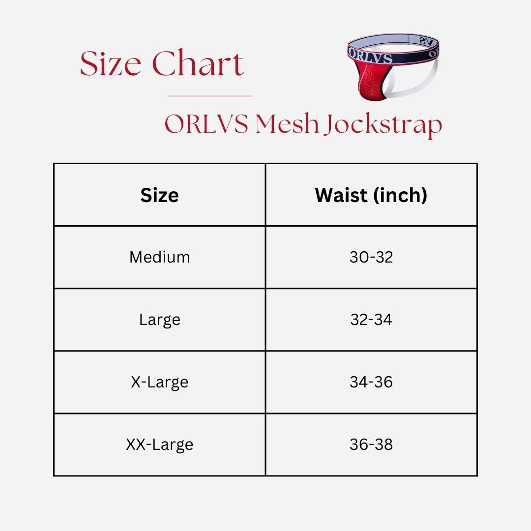 ORLVS Mesh Jockstrap Backless Underwear for Men