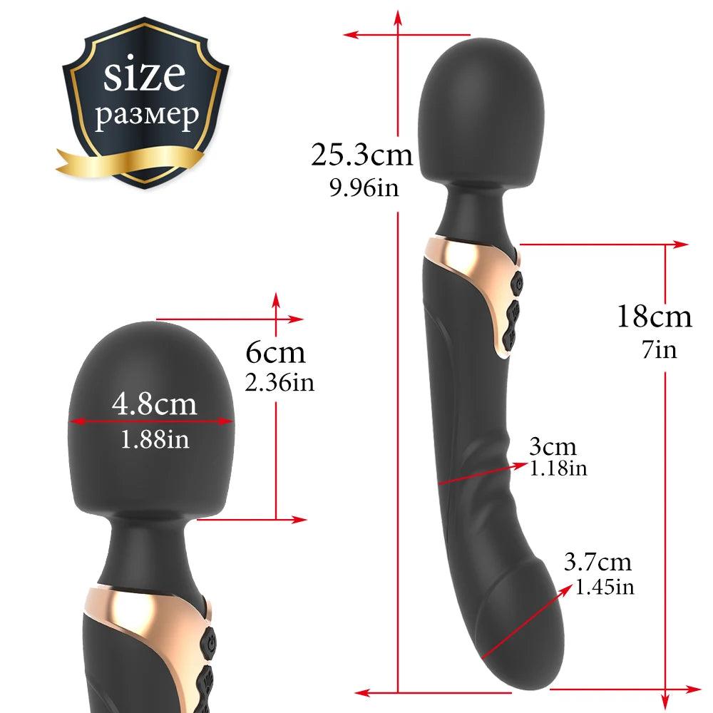 Powerful Dual Motor Silicone Vibrator