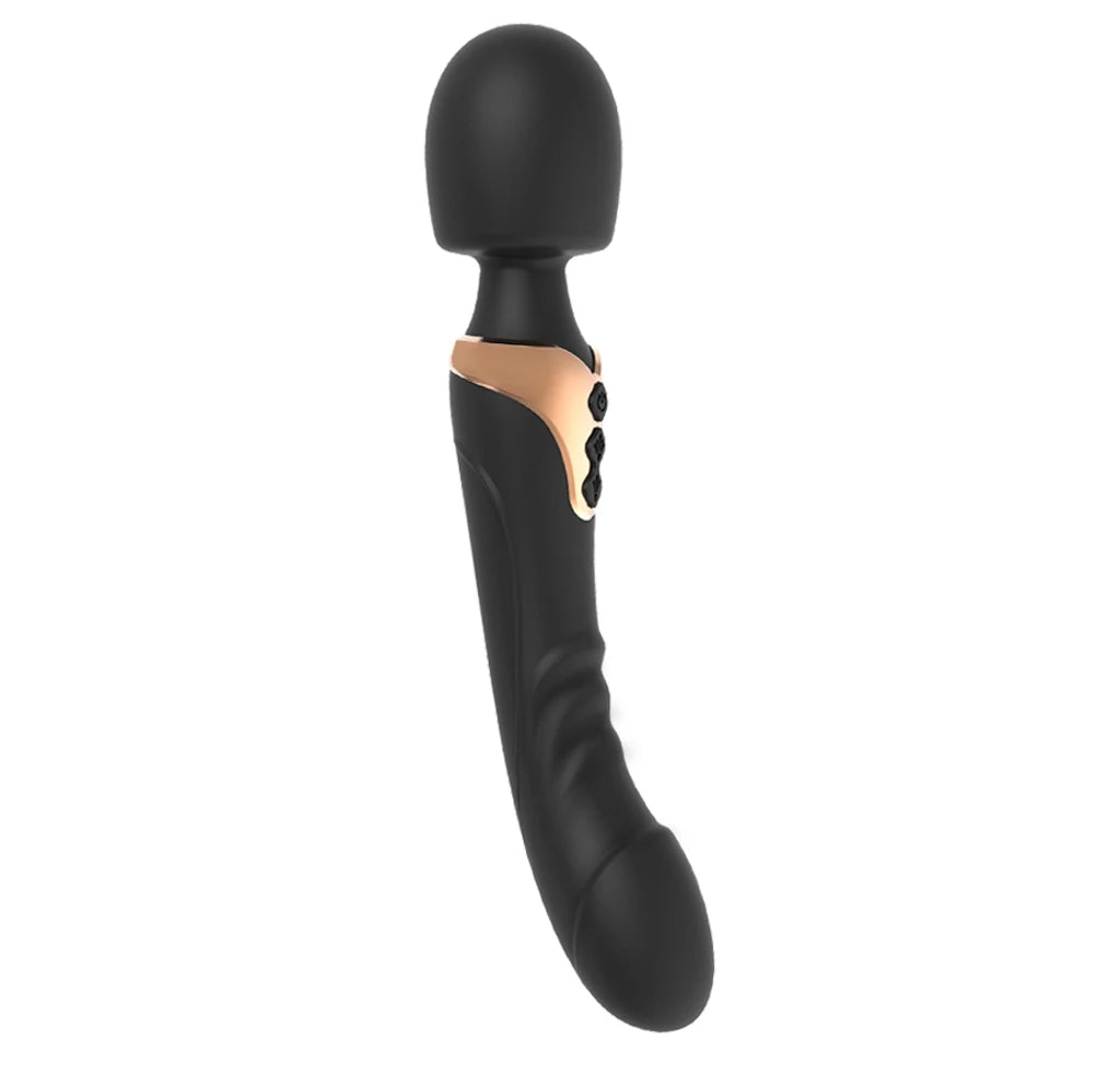 Powerful Dual Motor Vibrator Wand - 10 Modes