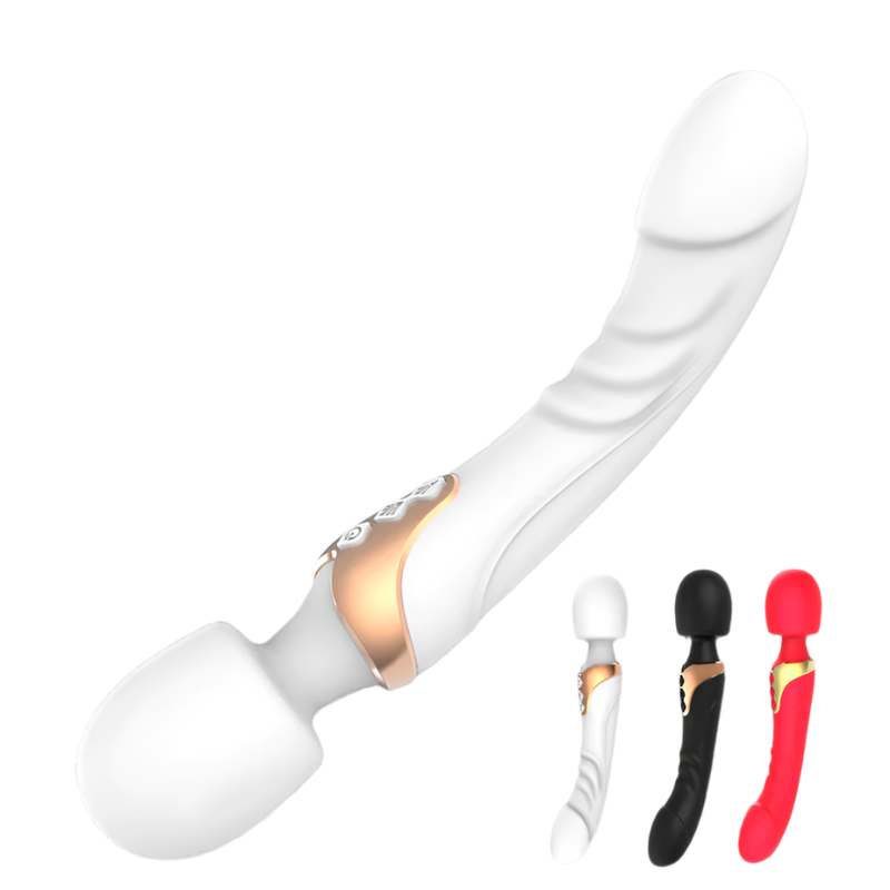 Powerful Dual Motor Vibrator Wand - 10 Modes