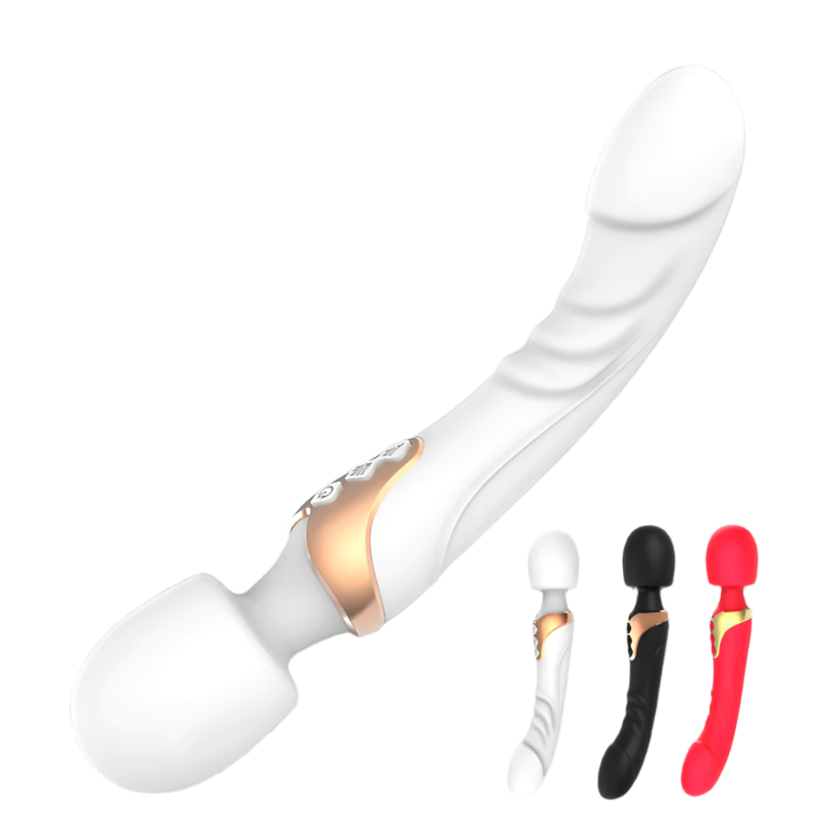 Powerful Dual Motor Vibrator Wand - 10 Modes