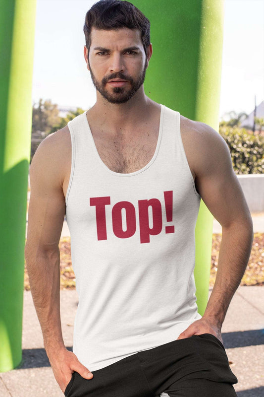 Bold Printed Custom Tank Top for Gay Men