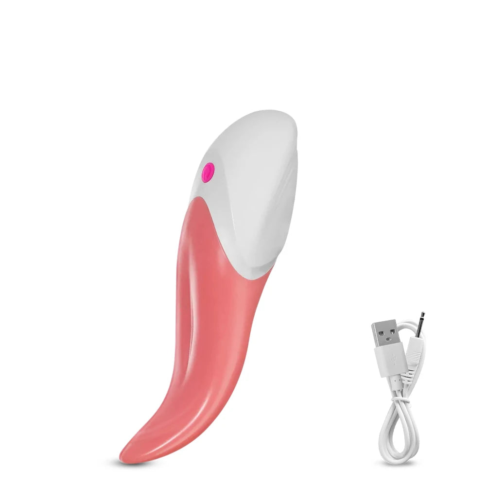 Realistic Licking Tongue Vibrators Sex Toys for Adult