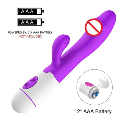 Rechargeable G Spot Rabbit Vibrator - 30 Speeds