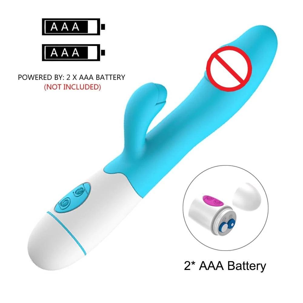 Rechargeable G Spot Rabbit Vibrator - 30 Speeds